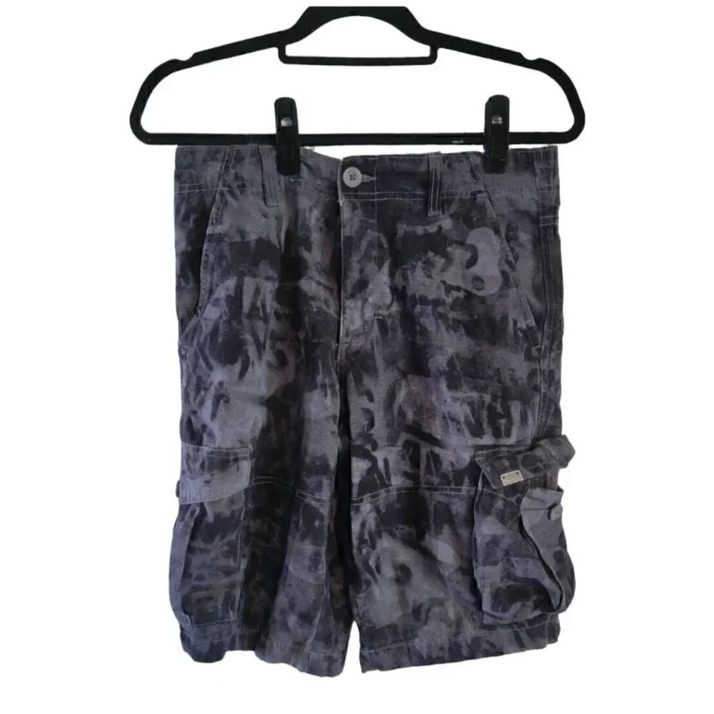 Vans Cargo Shorts Mens Sz 28 Camo Large Pockets